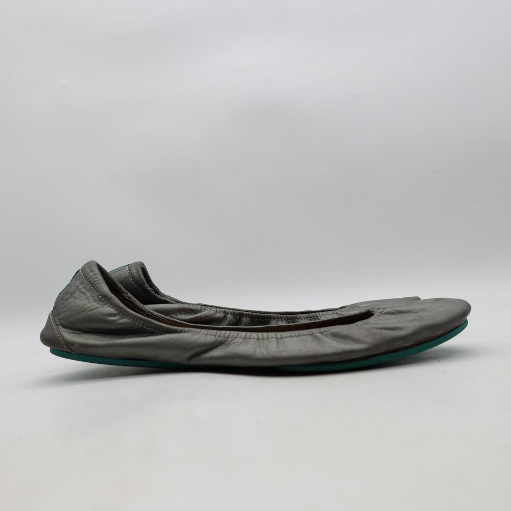 Tieks by Gavrieli Women's Size 11 Gray Leather Ballet Foldable Flats Slip On